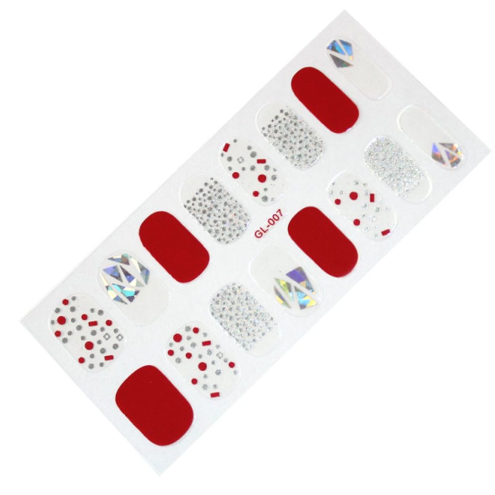 6 sheets for $20 Nail Wrap - GL007